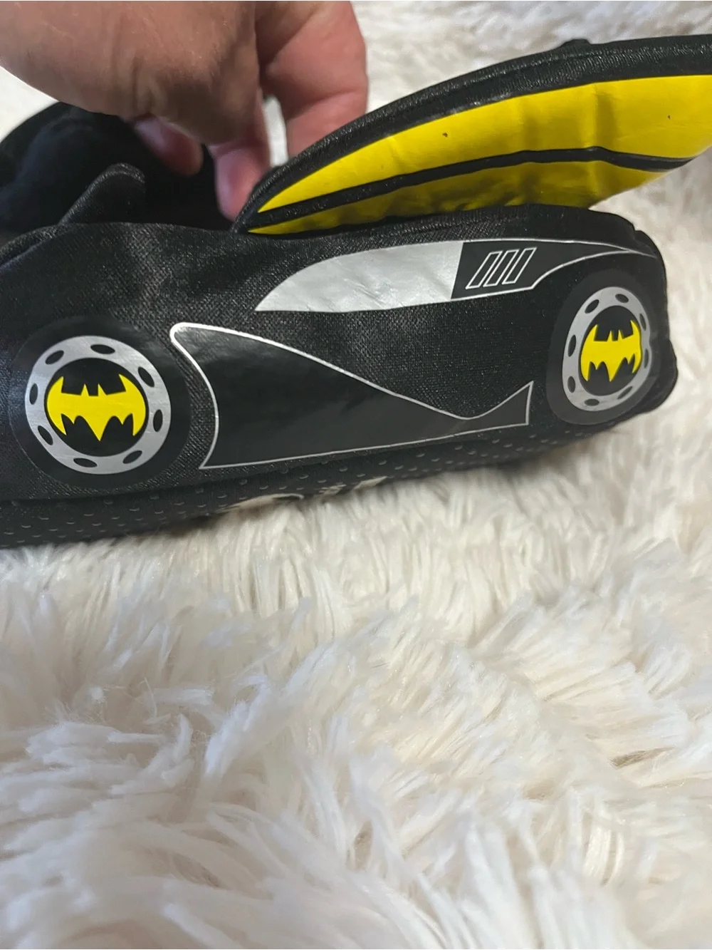 Batman Batmobile slippers-Toddler 5/6
